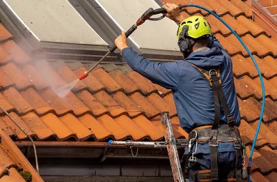 Démoussage et hydrofuge de toiture à la Chapelle-Urée
